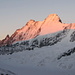 Fantastisches Bergglühen - Schreckhorn im zweiten Licht