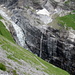 Aufstieg zur Glecksteinhütte, vorbei an dem, was vom unteren Teil des Oberen Grindelwaldgletscher noch übrig ist
