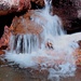Rio Croso nei pressi dell'alpe Ciamporino,il colore è dovuto al suolo con abbondante clorosi ferrica.