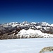 Blick vom Galengrat auf die Walliser und Berner Alpen