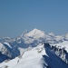 das Matterhorn, Weisshorn, Dent d'Hérens und Dent Blanche im Zoom
