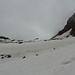 Salgo sul ghiacciaio lungo la via scialpinistica del Tresero. 