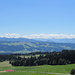 Panoramablick in die Allgäuer Alpen und in den Bregenzerwald