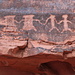Auf dem Petroglyph Canyon/Mouse's Tank Trail - Eine der unzähligen Felszeichnungen an den Canyon-Wänden.