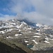 Während meines Aufstieges beginnt sich das Wetter zu bessern: Blick hinüber Richtung Gletscherhorn.