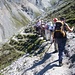 auf dem gut unterhaltenen Wanderweg