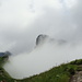 Der Nebel staute sich an der Südlichen Alpsteinkette