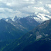 Im Südosten reihen sich die Zillertaler Alpen auf.