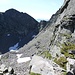 <b>Cima d'Erbea E (2322,7 m), con il traverso che ho percorso tra la Bocchetta d'Erbea e la Bocchetta della Cima dell'Uomo</b>.