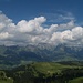 Blick von der Alp Torloch zum Alpstein!<br />Sieht etwas freundlicher aus als noch vor zwei Stunden!