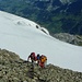 Beim schuttigen Auftieg zum Gross Schärhorn