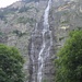 und stark beeindruckt der Mürrenbach mit seinem Wasserfall bei Stechelberg