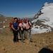 Mäderlicke, 2887m erreicht - wir posieren vor dem Chaltwassergletscher