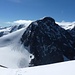 Gipfelaussicht vom Piz Tschierva mit Piz Morteratsch und Biancograt