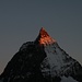 Matterhorn im Morgenrot 