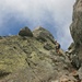 Abstieg vom Monte d'Oro