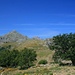 Blick zum San Parteo, dahinter der Monte Grosso