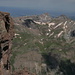 Gipfel Uncompahgre Peak (12.07.2009) - Blick zum Precipice Peak (mittig) und Dunsinane Mountain (rechts daneben).