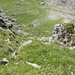 Abstiegscouloir zwischen den beiden Gipfelköpfen des Talistock