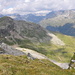 Tiefblick zur Ampervreil Alp sowie auf [http://www.hikr.org/tour/post38071.html Hennasädel] und Frunthorn.