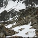 ich kletterte dem Grat nach da der Weg teilweise noch unter dem Schnee lag, Blick zur Fuorcla Albana 2870m