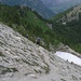 die letzten Aufstiegsmeter vor dem Colle Solegno Bue (2338m)
