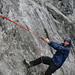 Einstieg Klettersteig Sulzfluh: heute unser point of return