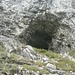 Die Höhle an der Zwelfer Nordflanke.