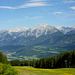 Mehr als 2000m bauen sich die Karwendelgipfel über dem Inntal auf.