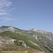Il Monte Vettore a destra e il Monte Redentore a sinistra