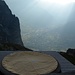 Tiefblick nach Grindelwald mit dem Hüttensprudelbad im Vordergrund