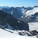 Hangendgletscherhorn und der Gauligletscher (über welchen unsere Abstiegsroute führt)