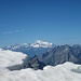 über den letzten Gipfelwächten erhebt sich der Mont Blanc