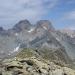 I Corni Bruciati,  visti dalla quota 2672 m IGM del Monte Caldenno.
