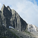 Pizzo del Prévat, NE-Kante als Licht-Schattengrenze am linken Gipfel