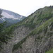 Oben Grünlahnereck, darunter der Panoramasteig, links der Schafreiter.