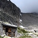 Rifugio Cassina Baggio, Wetterküche Gerenpass und Chüebodenhorn in einheitlichem Grau