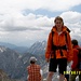Margit am Gipfel der Zugspitze