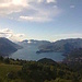 il lago di Como visto dall' alpe rescanscia