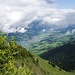 Das Wetter wird besser.<br />Blick nach Sarnen