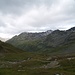 Blick von der Grialetschhütte ins Val Grialetsch!