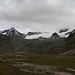 Blick von der Grialetschhütte zum Piz Sarsura Pitschen! Und zum Gletscher oder was noch davon übrig ist!