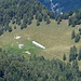 Corte di Mezzo e Alpe Caneggio. In alto a destra si vede uno scorcio di Val Morobbia.