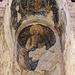 <b>Pandtokrátor (Cristo in maestà). <br />Affresco nella chiesa Ágia Sofía a Mystrás (edificio della metà del XIV secolo).</b>