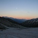 Skitourenidylle: Sonnenaufgang