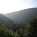 In salita verso Cortignasco. Di fronte, l'alpe di Piòt