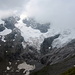 Mont Dolent 3823 m teilweise im Nebel