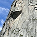 L’impressionante parete verticale di granito che suscita un senso di vertigine!!!!