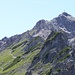 Lachenspitze Nordostgrat, auf diesem klettert man erst das letzte Stück zum Gipfel
