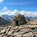 Begehbarer Gipfel-Steinmann am Klein Bigerhorn